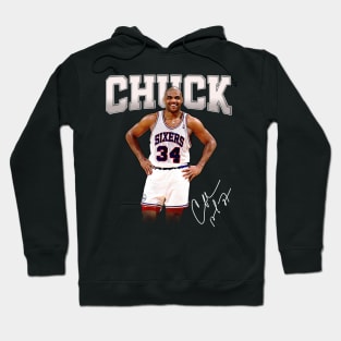 Charles Barkley The Chuck Basketball Legend Signature Vintage Retro 80s 90s Bootleg Rap Style Hoodie